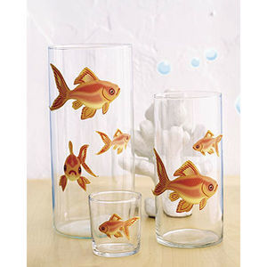 Wallies 13622 Goldfish Self-Adhesive Vinyl Coated Paper Design